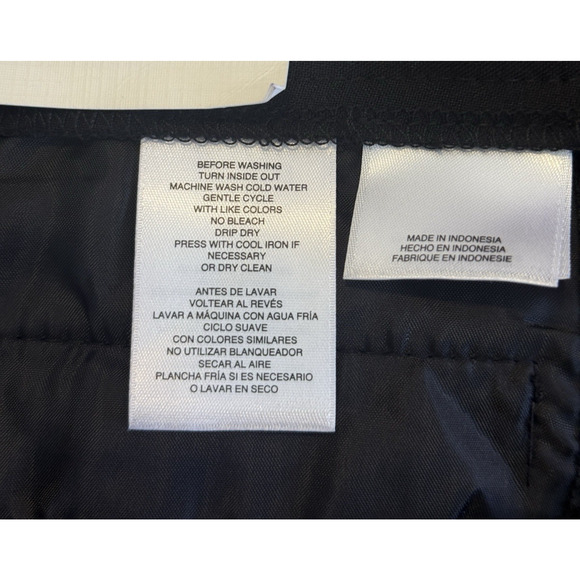 Anne Klein Women's Size 14 Black Classic Straight Leg Ankle Dress Pants NWT - Picture 8 of 8